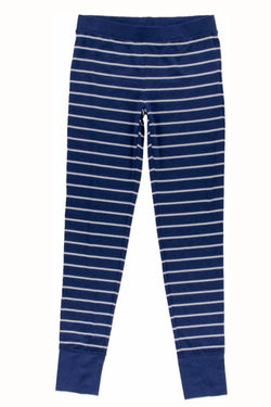 Alfani Intimates Navy Striped French-Terry Sleep Legging thumbnail 2