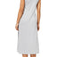 Alfani Intimates Pearl Grey Heather Ruched Waist Floral Nightgown