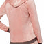 Alfani Intimates Rosy-Blush Velvet Hooded Pajama Top