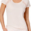 Alfani Intimates Sea-Lily-Pink Mesh-Stripe Pajama Set