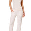Alfani Intimates Sea-Lily-Pink Mesh-Stripe Pajama Set