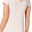 Alfani Intimates Sea-Lily-Pink Mesh-Stripe Pajama Set