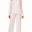 Alfani Knit Button Up Pajama Top in Pink Paisley