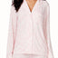 Alfani Knit Button Up Pajama Top in Pink Paisley