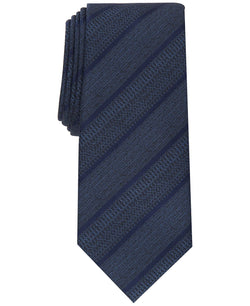 Alfani Leyton Stripe Tie Navy thumbnail 1