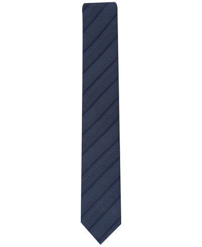 Alfani Leyton Stripe Tie Navy