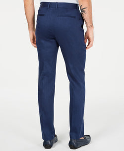 Alfani Linen Pants Navy thumbnail 2