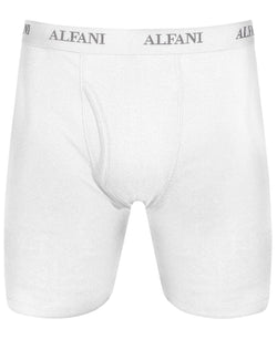 Alfani Longer Length Boxers 5-pack White thumbnail 1