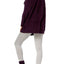 Alfani Marled Cozy Wrap/ Socks Set in Dark Fig