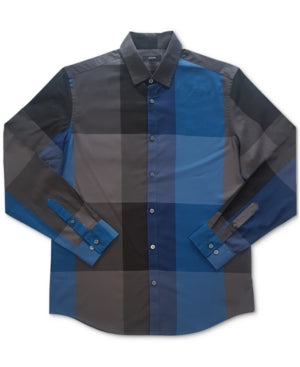 Alfani Men's Woven Plaid Shirt
