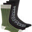 Alfani Mixed Crew Socks 4 Pk. Olive Pack