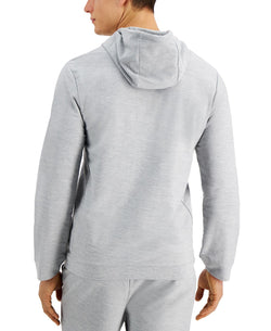 Alfani Moisture-wicking Pajama Hoodie Grey Heather thumbnail 2