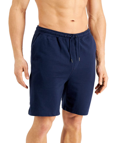 Alfani Moisture-wicking Pajama Shorts Dark Blue