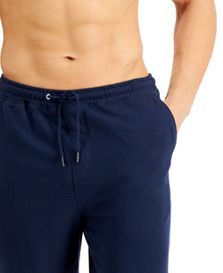 Alfani Moisture-wicking Pajama Shorts Dark Blue thumbnail 2
