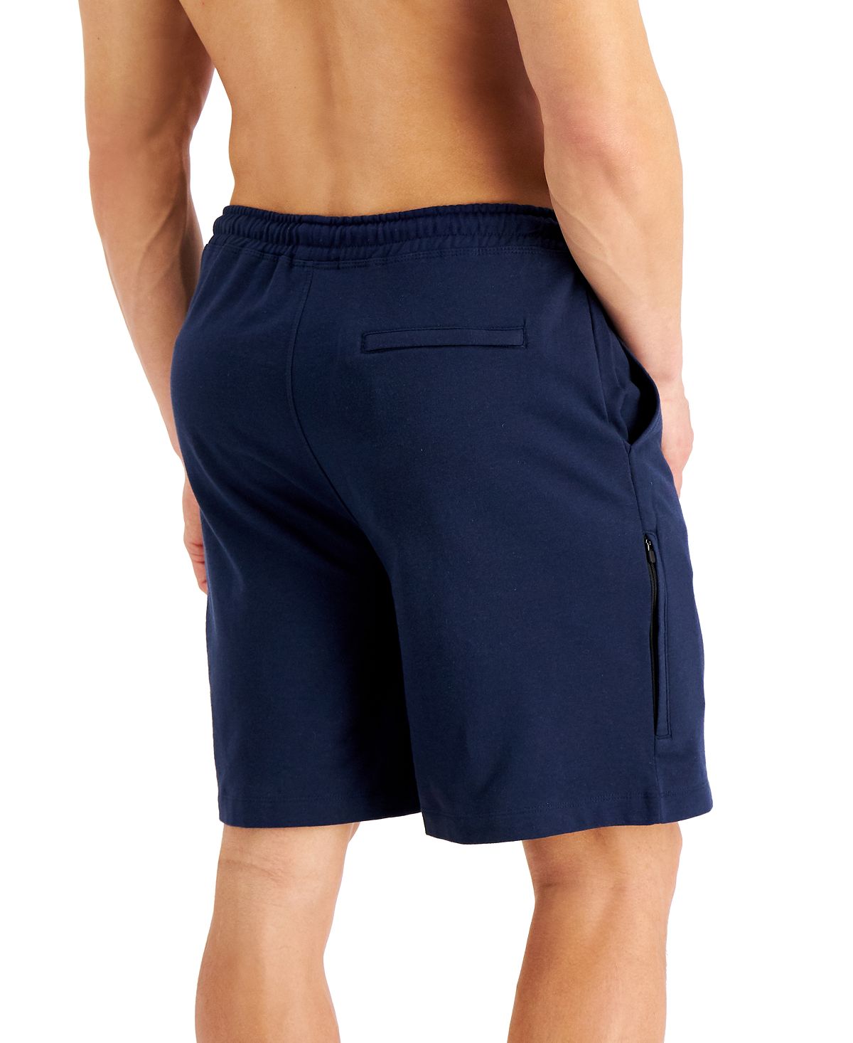 Alfani Moisture-wicking Pajama Shorts Dark Blue