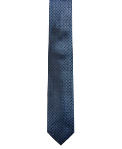 Alfani Natte Slim Silk Tie Navy thumbnail 2