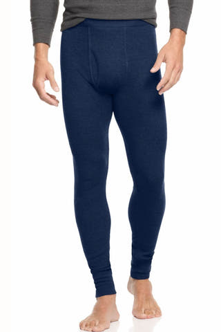 Alfani Navy Thermal Knit Waffle Pant