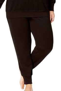 Alfani PLUS Jogger Lounge Pant in Black thumbnail 4