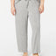 Alfani PLUS Ribbed Knit Pajama Pant in Heather Grey