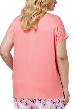 Alfani PLUS Solid Lounge Top in Antique Peach thumbnail 3