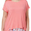 Alfani PLUS Solid Lounge Top in Antique Peach