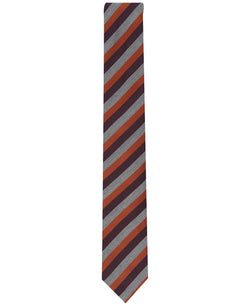 Alfani Pierrard Stripe Tie Cognac thumbnail 2