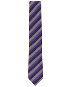 Alfani Pierrard Stripe Tie Purple thumbnail 2