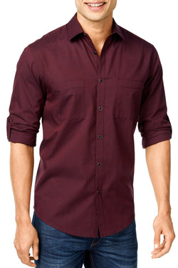 Alfani Port Maxwell Long Sleeve Classic Fit Shirt thumbnail 1