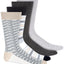 Alfani Printed Crew Socks 4 Pk. Grey Pack