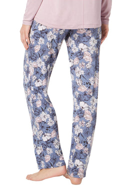 Alfani Printed Knit Lounge Pant in Spring Garden Blue thumbnail 2