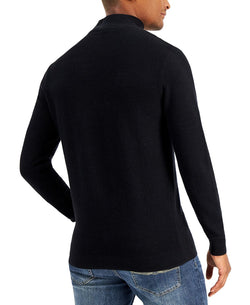 Alfani Quarter-zip Sweater Deep Black thumbnail 2
