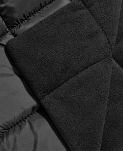 Alfani Quilted Puffer Scarf Black thumbnail 2