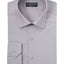 Alfani Regular Fit Solid Dress Shirt Silver Filigree
