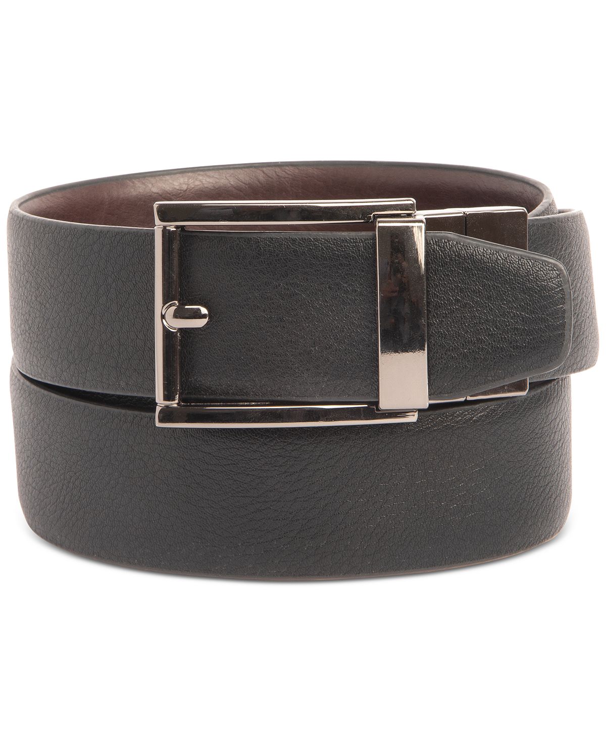 Alfani Reversible Casual Belt Black/Brown