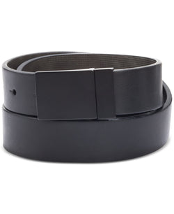 Alfani Reversible Plaque Belt Black thumbnail 1