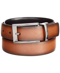 Alfani Reversible Textured Leather Dress Belt Tan/Black thumbnail 1