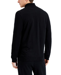Alfani Reyes Mixed-media Jacket Black thumbnail 2