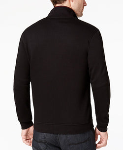 Alfani Reyes Mixed-media Jacket Black thumbnail 4