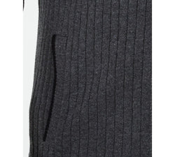 Alfani Ribbed Full-zip Sweater Classic Fit Charcoal Heather thumbnail 4