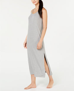 Alfani Ribbed Nightgown in Heather Grey thumbnail 2