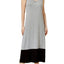 Alfani Sleeveless Colorblocked Knit Nightgown in Grey Heather