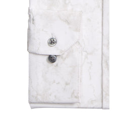 Alfani Slim Fit 4-way Stretch Dress Shirt White Grey thumbnail 3
