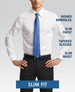 Alfani Slim-fit Performance Stretch Solid Dress Shirt Lavender thumbnail 2