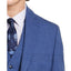 Alfani Slim-fit Stretch Medium Blue Plaid Suit Jacket Blue