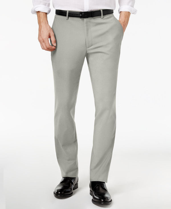 Alfani Slim-fit Stretch Pants Gridiron
