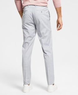 Alfani Slim-fit Stretch Solid Suit Pants Gray thumbnail 2