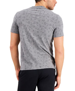 Alfani Square Graphic T-shirt Heather Grey thumbnail 2