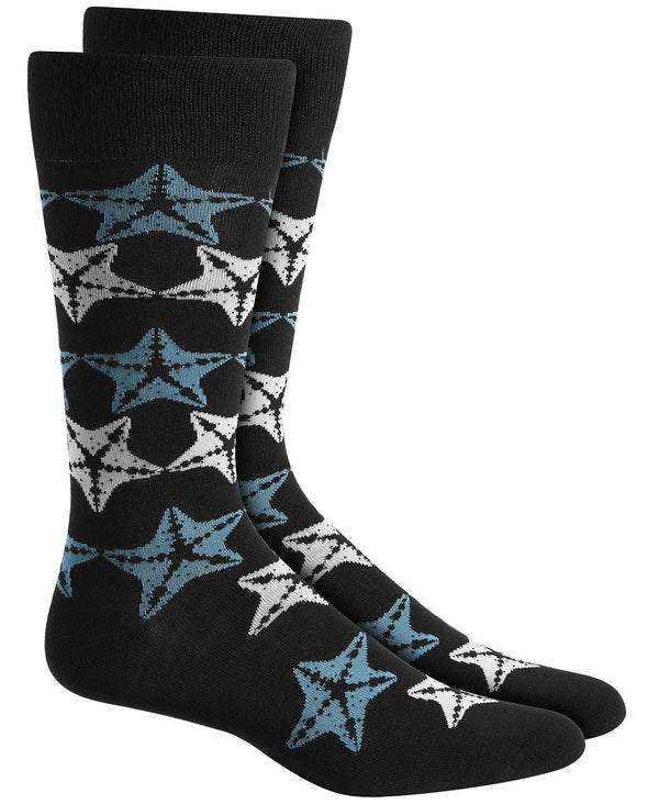 Alfani Starfish Socks Navy Grey