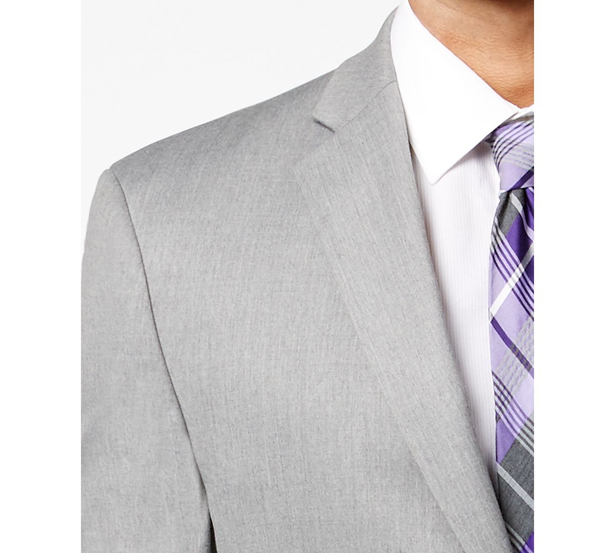 Alfani Stretch Performance Slim-fit Jacket Light Grey