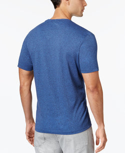 Alfani Stretch Solid Henley T-shirt Indigo thumbnail 2
